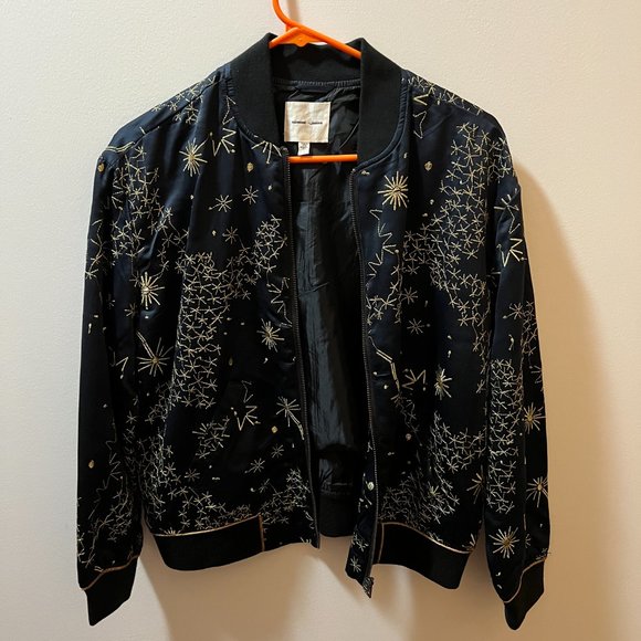 Silence + Noise Embroidered Bomber Jacket - Picture 2 of 6